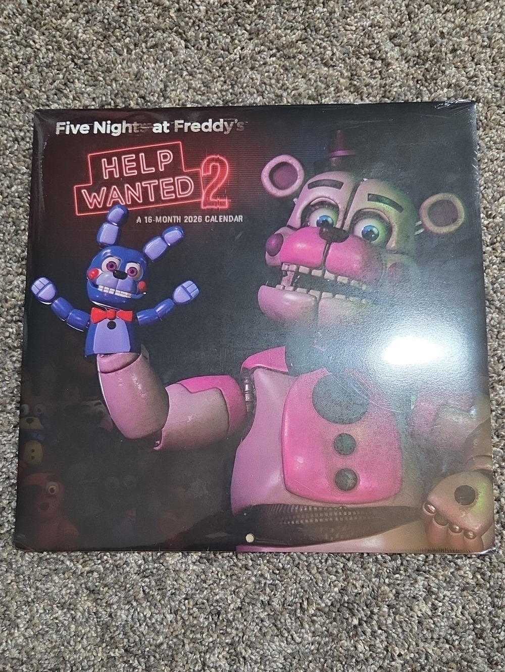 Five Nights At Freddy's Help Wanted 2 Calendar 2026 - 16 Month